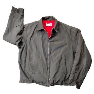 Vtg Big Mac Penney's Sherpa Fleece Lined Work Jacket Sanforized? 50/60s Thrashed